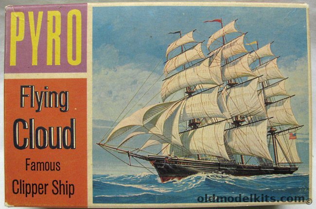 Pyro Flying Cloud Clipper Ship, B370-75 plastic model kit